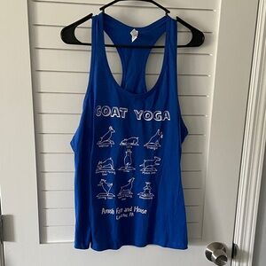Goat Yoga Tank Top Size XL
